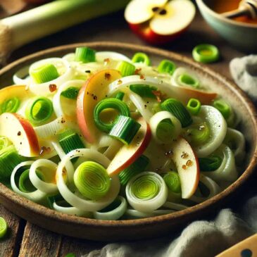 Raw Leek Salad