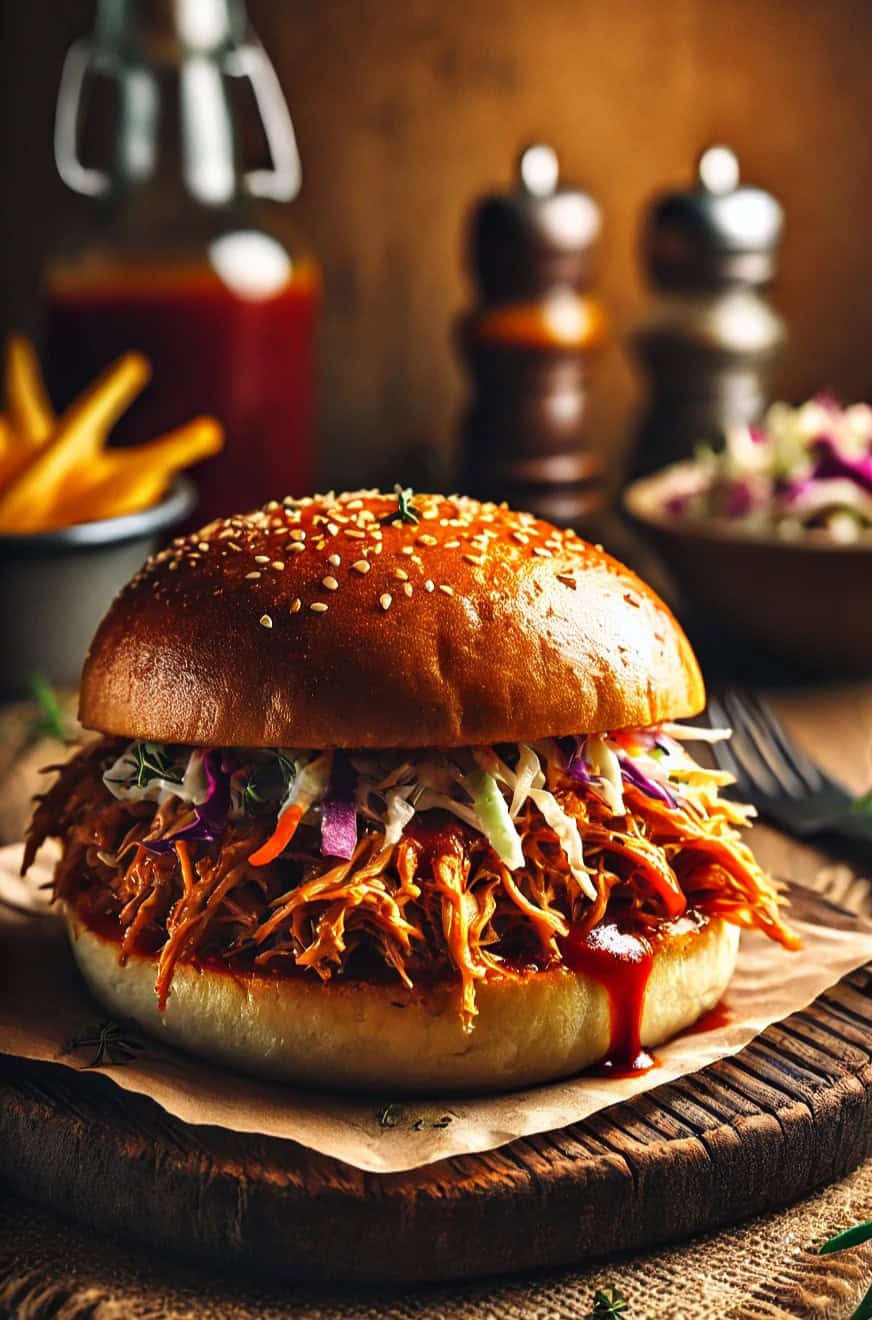 BBQ Pulled Chicken Sandwich