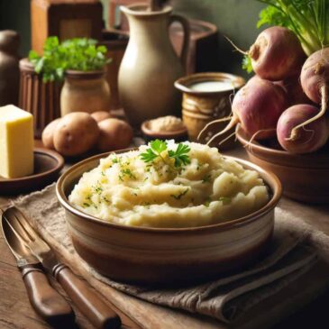 Old Fashioned Mashed Turnips