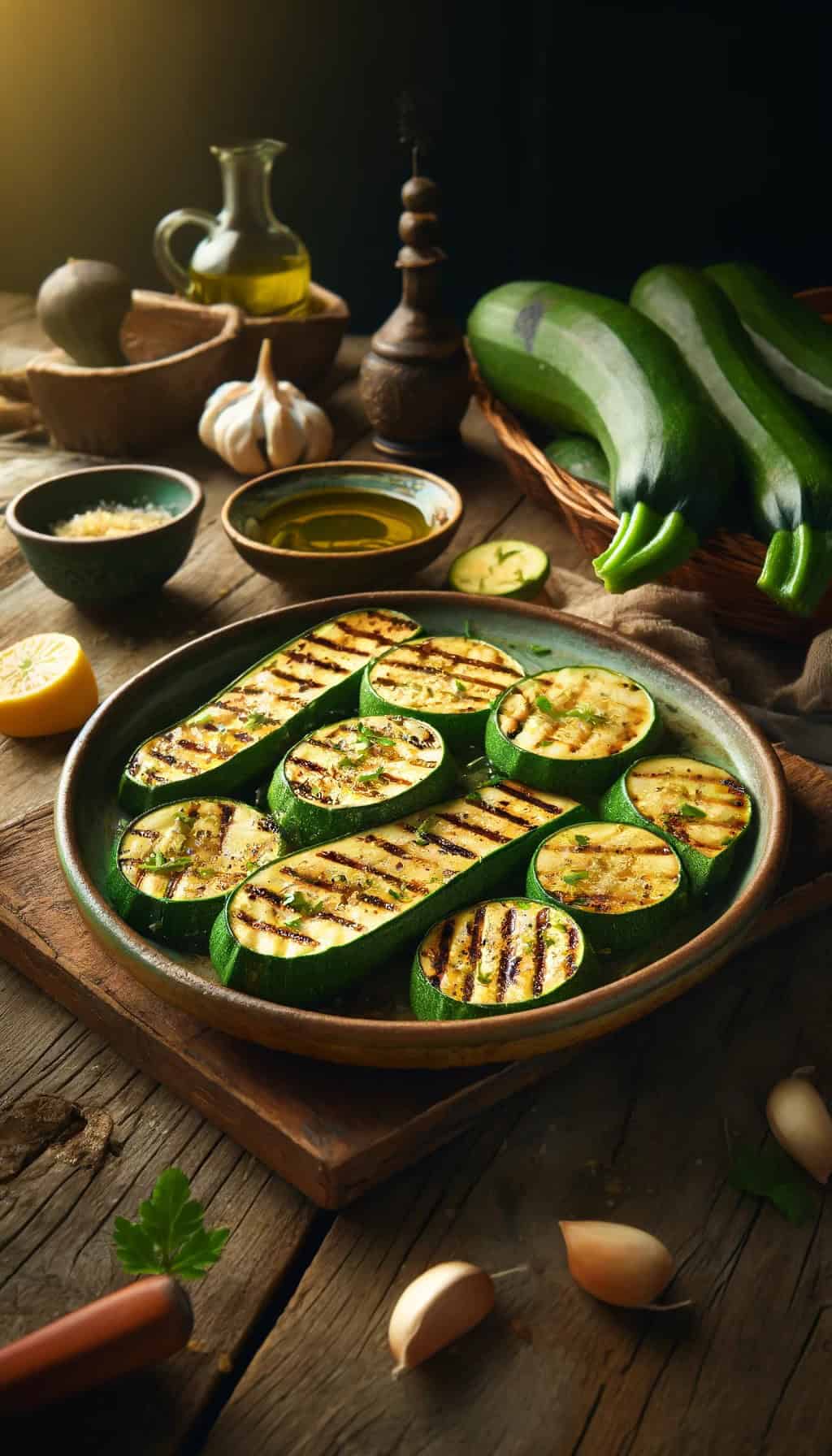 Grilled Zucchini Slices