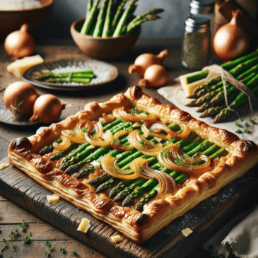 Asparagus and Onion Tart