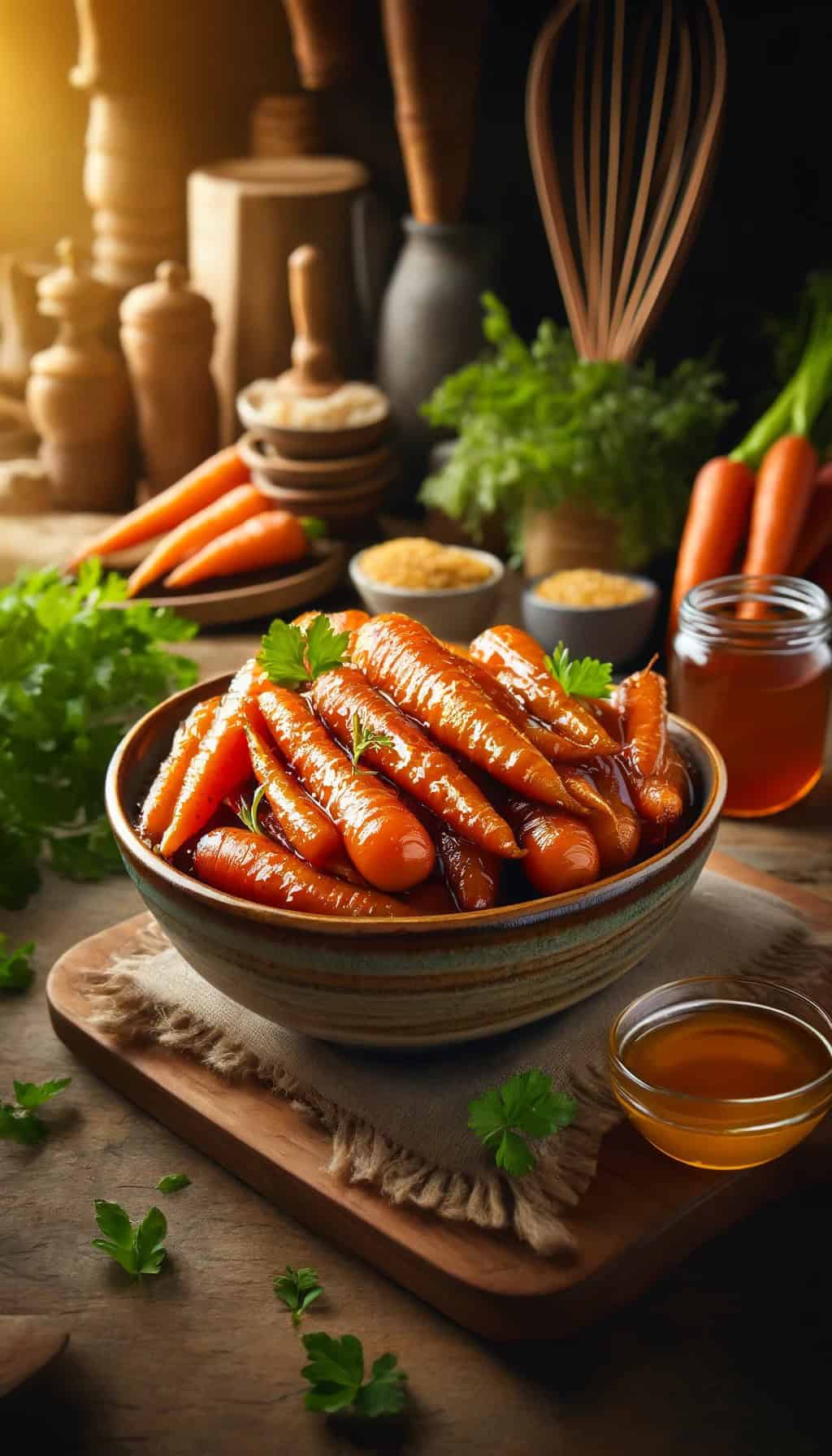 Brown Sugar and Honey Glazed Carrots