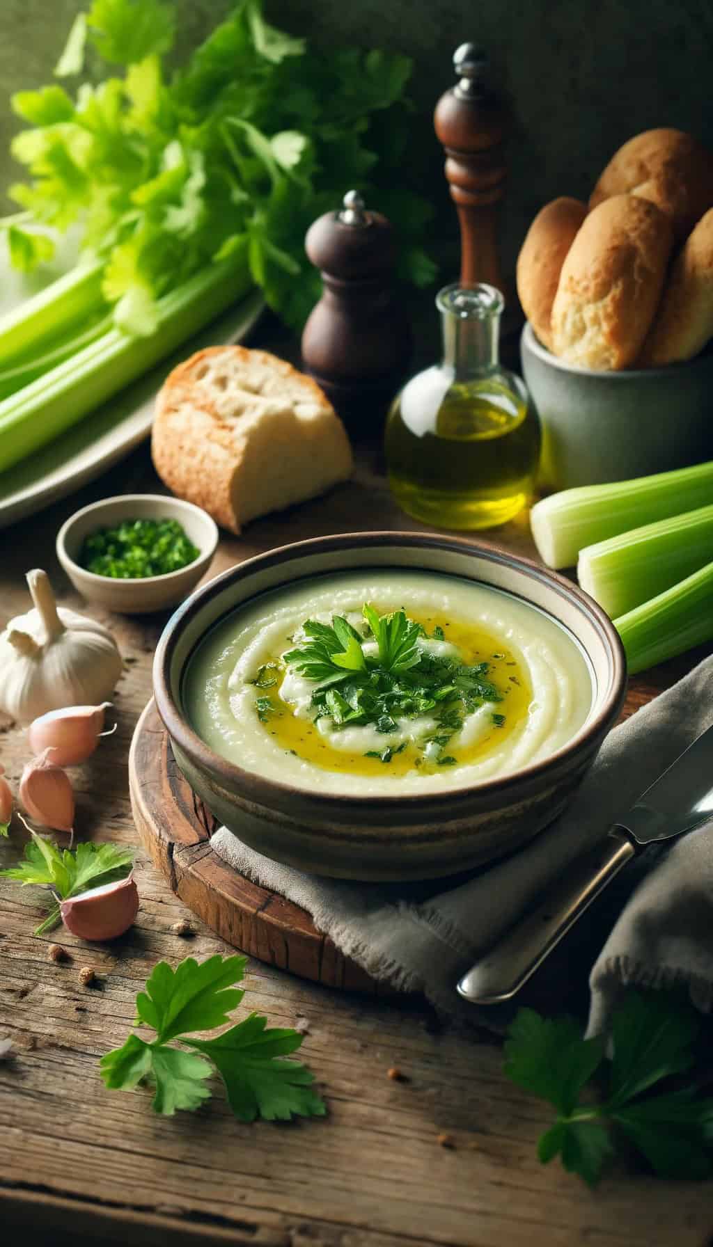 Homemade Cream of Celery Soup i