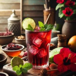 Iced Hibiscus Tea