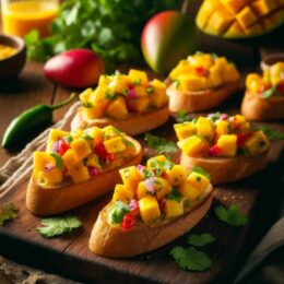 Mango Bruschetta