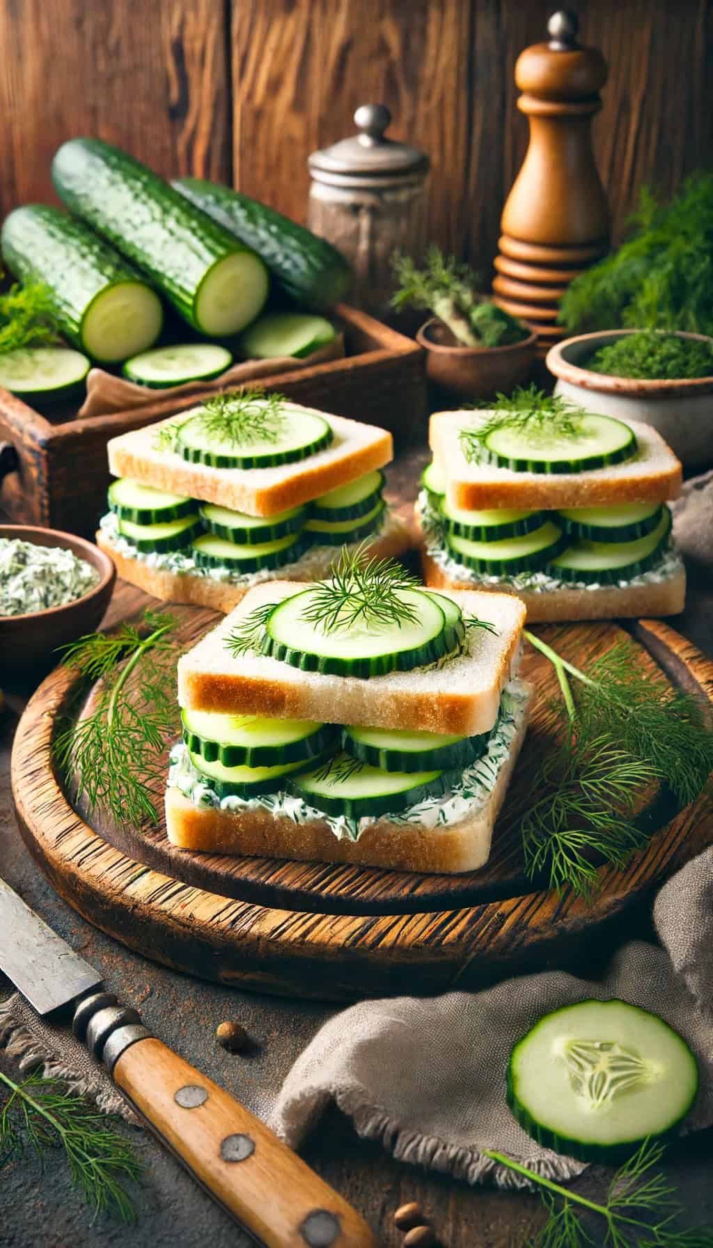 Traditional Cucumber Sandwiches