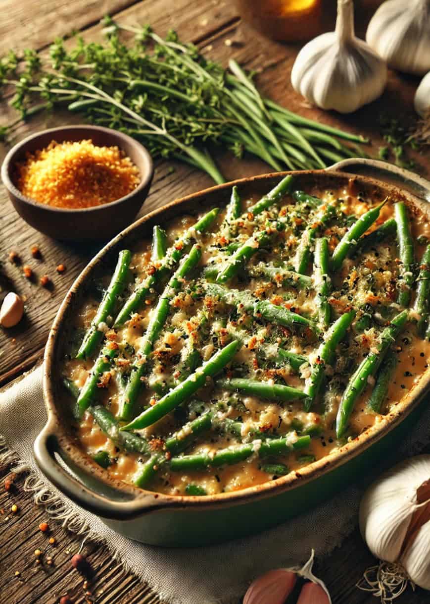 Cajun Green Bean Casserole 