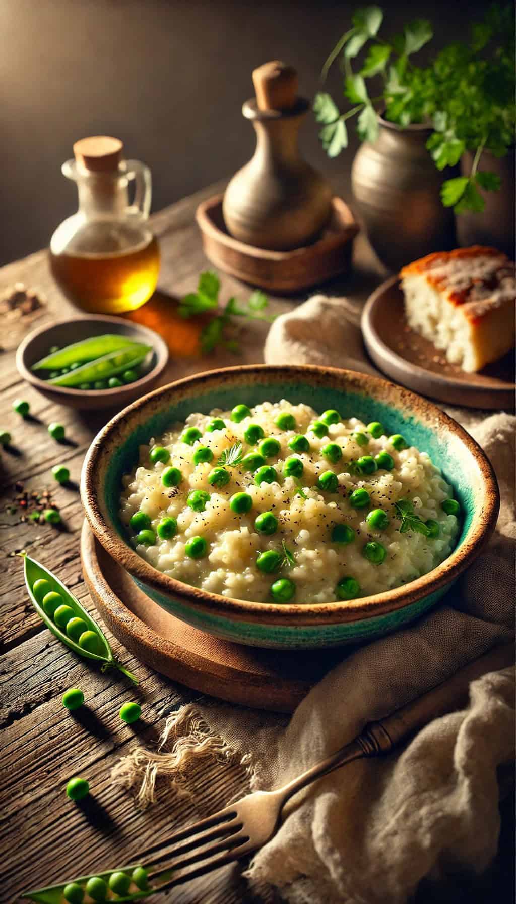 Pea Risotto (Rizi Bizi)