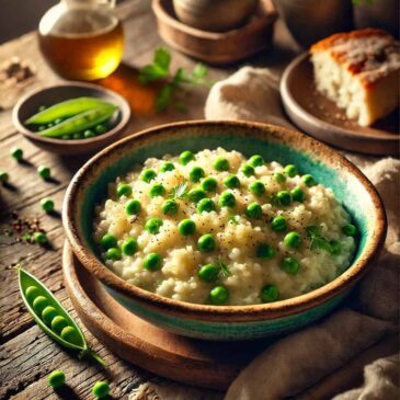 Pea Risotto Recipe (Rizi Bizi)