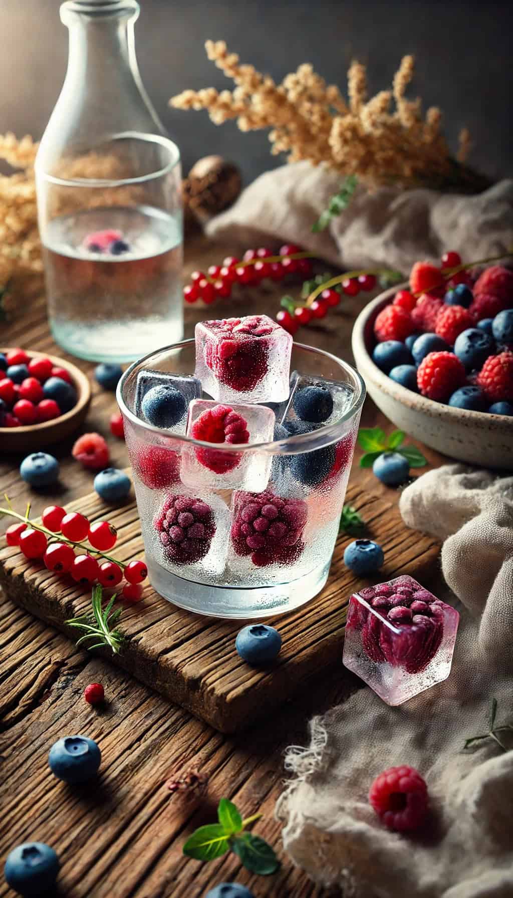 Berry Ice Cubes