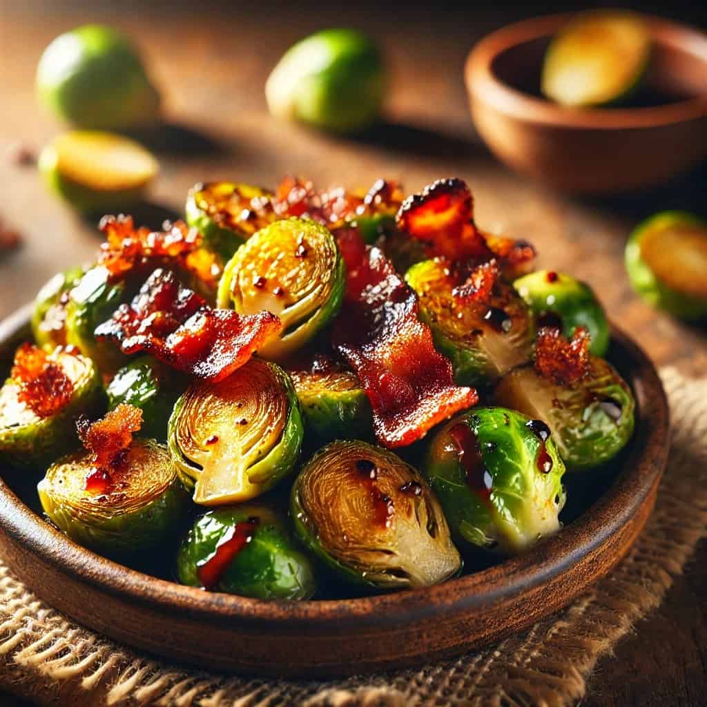 Maple Bacon Brussels Sprouts