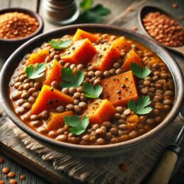 Easy Sweet Potato and Lentil Soup